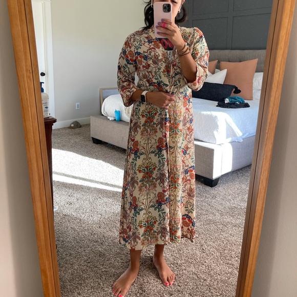 Duster/Wrap Dress Floral - Picture 3 of 4